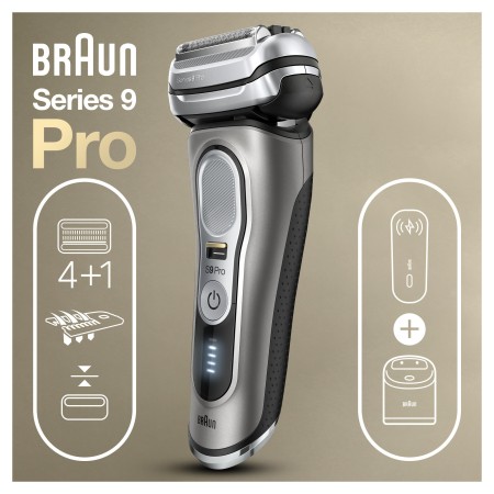 Braun Series 9 Pro 9475CC Islak & Kuru Tıraş Makinesi + Clean&Charge + Şarjlı Seyahat Kabı - 4