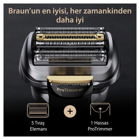 Braun Series 9 PRO+ 9527s Islak & Kuru Tıraş Makinesi, PowerCase - Thumbnail