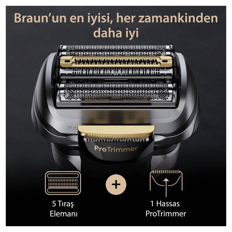 Braun Series 9 PRO+ 9527s Islak & Kuru Tıraş Makinesi, PowerCase - 2