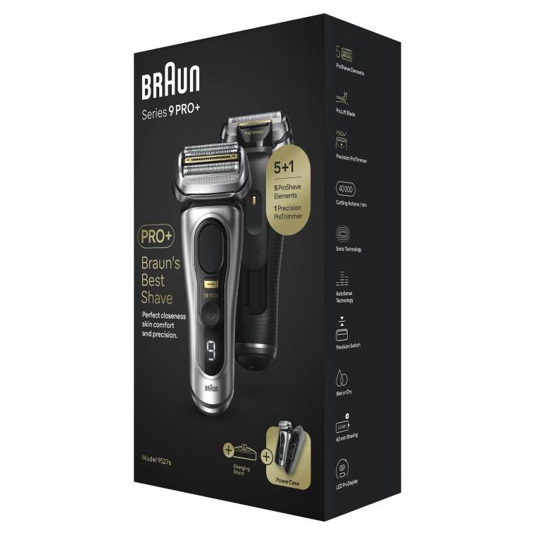 Braun Series 9 PRO+ 9527s Islak & Kuru Tıraş Makinesi, PowerCase - 8