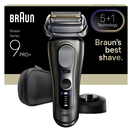 Braun - Braun Series 9 PRO+ Elektrikli Tıraş Makinesi, Islak ve Kuru, Şarj Standı, 9615S