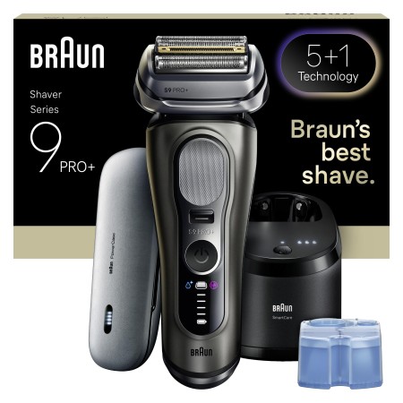 Braun - Braun Series 9 PRO+ Elektrikli Tıraş Makinesi, Islak ve Kuru, SmartCare Merkezi, 9675CC