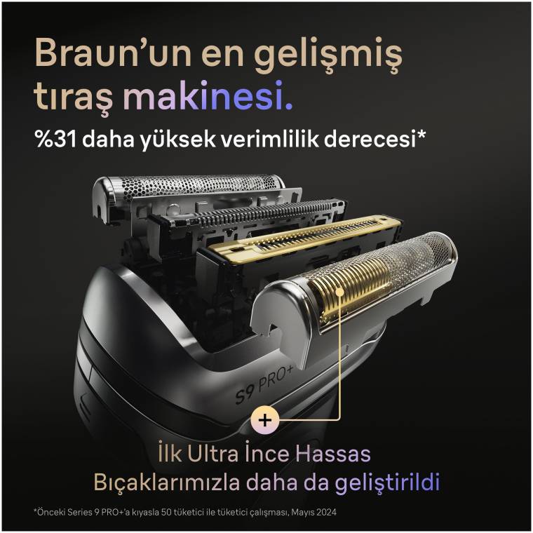 Braun Series 9 PRO+ Elektrikli Tıraş Makinesi, Islak ve Kuru, SmartCare Merkezi, 9675CC - 5