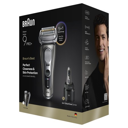 Braun Series 9 PRO+ Elektrikli Tıraş Makinesi, Islak ve Kuru, SmartCare Merkezi, 9675CC - Thumbnail