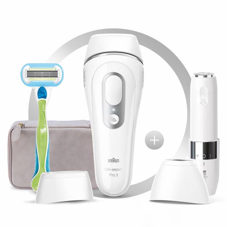 Braun Silk Expert Pro 3 PL3139 300.000 Atımlı, 2 Başlıklı Yeni Nesil IPL + FS1000 + Seyahat Çantası - 1