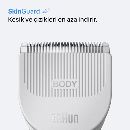 Braun Vücut Tıraş Makinesi Series 3, +2 Aksesuar, Su Geçirmez, BG3500 - Thumbnail