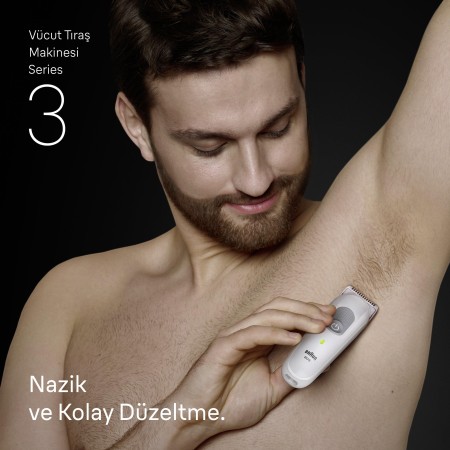 Braun Vücut Tıraş Makinesi Series 3, +3 Aksesuar, Su Geçirmez, BG3530 - Thumbnail