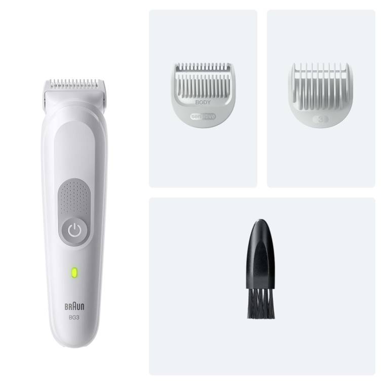 Braun Vücut Tıraş Makinesi Series 3, +3 Aksesuar, Su Geçirmez, BG3530 - 7