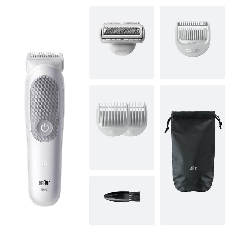 Braun Vücut Tıraş Makinesi Series 5, +6 Aksesuar, Su Geçirmez, BG5550 - 7