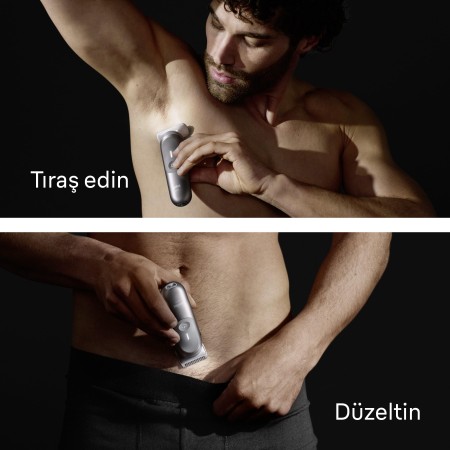 Braun Vücut Tıraş Makinesi Series 7, +6 Aksesuar, Kompakt, SmartLight, BG7550 - Thumbnail