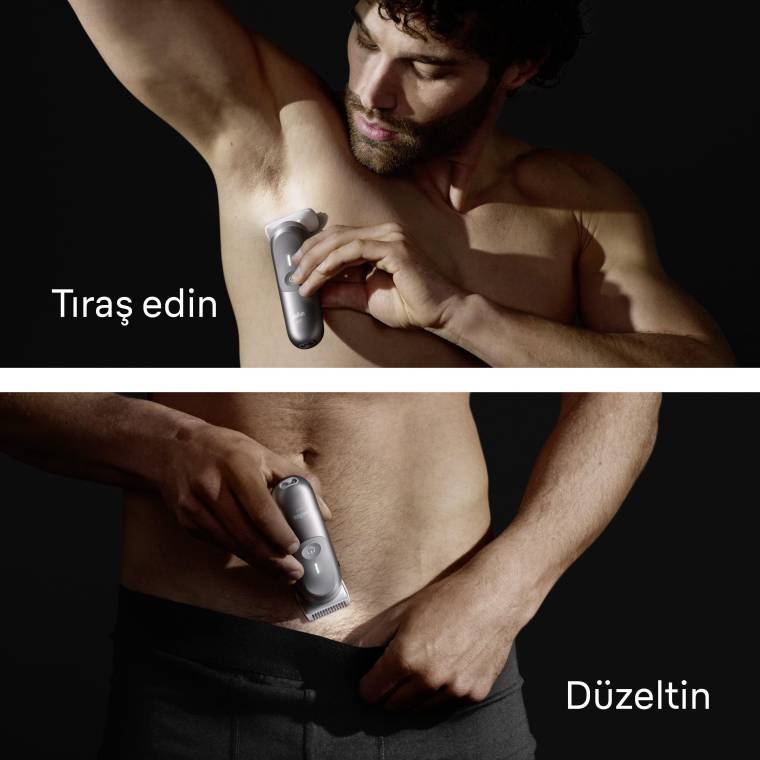 Braun Vücut Tıraş Makinesi Series 7, +6 Aksesuar, Kompakt, SmartLight, BG7550 - 5