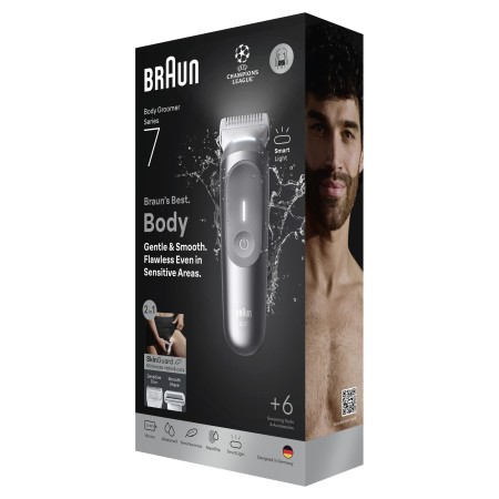 Braun Vücut Tıraş Makinesi Series 7, +6 Aksesuar, Kompakt, SmartLight, BG7550 - Thumbnail