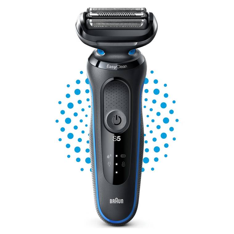 Braun Yeni Seri 5 B1000s Kablosuz Tıraş Makinesi, AutoSense, EasyClean, EasyClick, Islak & Kuru - 1