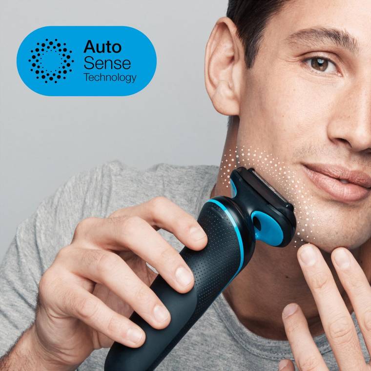 Braun Yeni Seri 5 B1000s Kablosuz Tıraş Makinesi, AutoSense, EasyClean, EasyClick, Islak & Kuru - 2
