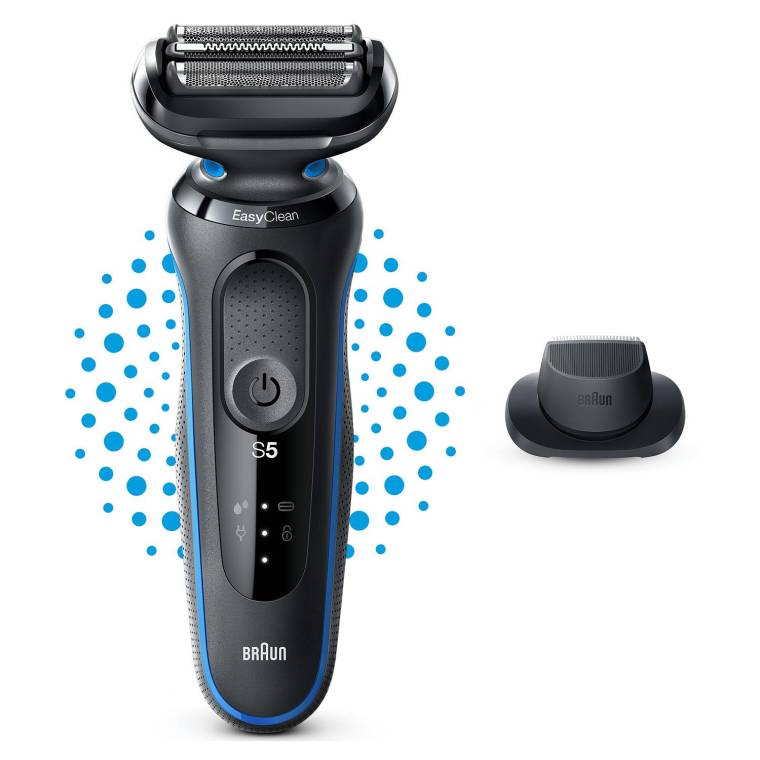 Braun Yeni Seri 5 B1200s Kablosuz Tıraş Makinesi, AutoSense, EasyClean, EasyClick, Islak & Kuru - 1