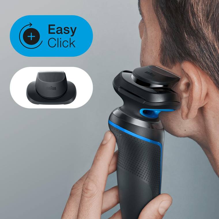 Braun Yeni Seri 5 B1200s Kablosuz Tıraş Makinesi, AutoSense, EasyClean, EasyClick, Islak & Kuru - 4