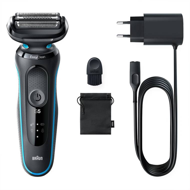 Braun Yeni Seri 5 M1000s Kablosuz Tıraş Makinesi, AutoSense, EasyClean, EasyClick, Islak & Kuru - 5