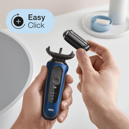 Braun Yeni Seri 6 B1000s Kablosuz Tıraş Makinesi, AutoSense, SensoFlex, EasyClick, Islak & Kuru - Thumbnail