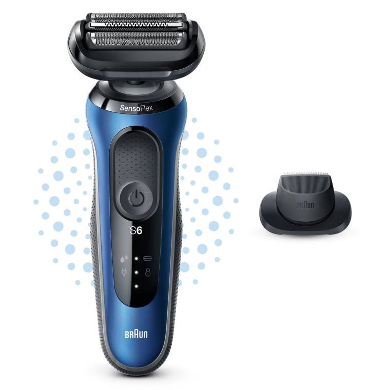 Braun Yeni Seri 6 B1200s Kablosuz Tıraş Makinesi, AutoSense, SensoFlex, EasyClick, Islak & Kuru - 1