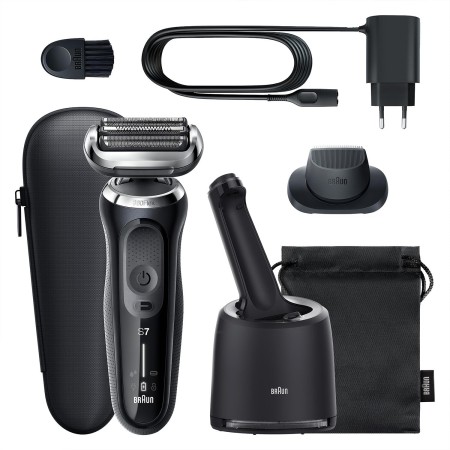Braun Yeni Seri 7 N7200cc Kablosuz Tıraş Makinesi, SmartCare, AutoSense, 360° Flex, Islak & Kuru - Thumbnail