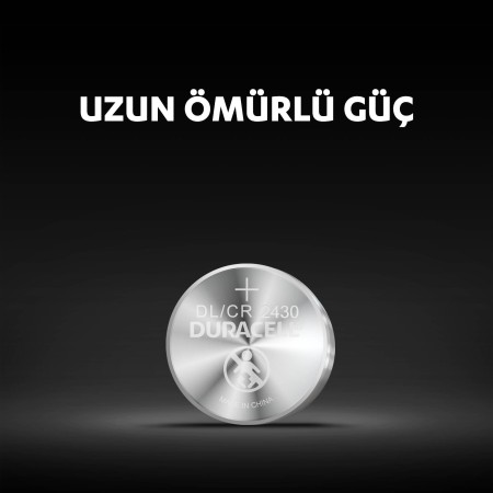 Duracell Özel 2430 Lityum Düğme Pil 3V (DL2430/CR2430) - Thumbnail