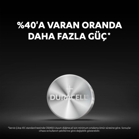 Duracell Özel 2450 Lityum Düğme Pil 3V (DL2450 / CR2450) - Thumbnail