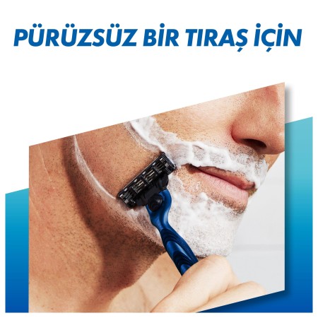 Gillette Mach3 Sport Tıraş Makinesi Gövde + 3 Başlık - Thumbnail