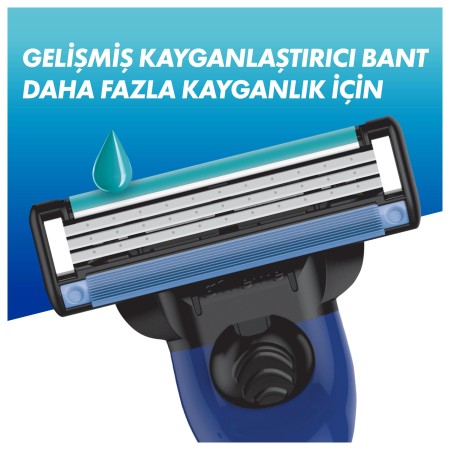 Gillette Mach3 Sport Tıraş Makinesi Gövde + 3 Başlık - Thumbnail