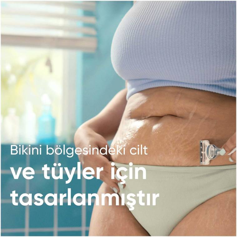 Gillette Venus Bikini Bölgesine Özel Yedek Başlık 3 Adet  - 6