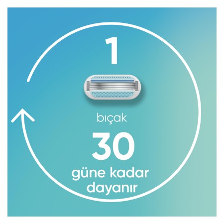 Gillette Venus Smooth Yedek Başlık 4 Adet - Thumbnail
