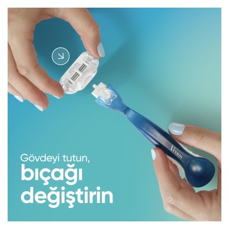 Gillette Venus Smooth Yedek Başlık 4 Adet - Thumbnail