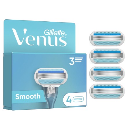 Gillette Venus Smooth Yedek Başlık 4 Adet - Thumbnail