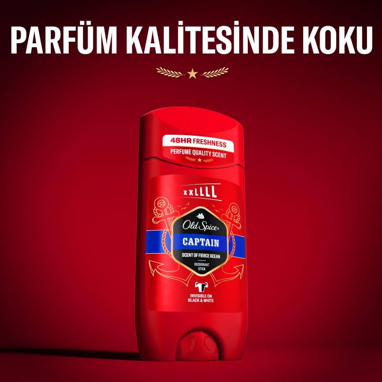 Old Spice Captain Erkekler için Deodorant Stick 85 ml XL Büyük Boy - 5