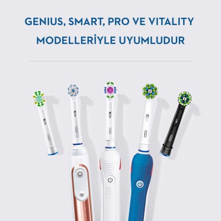 Oral-B 3D White 4'lü Diş Fırçası Yedek Başlığı EB18 - Thumbnail