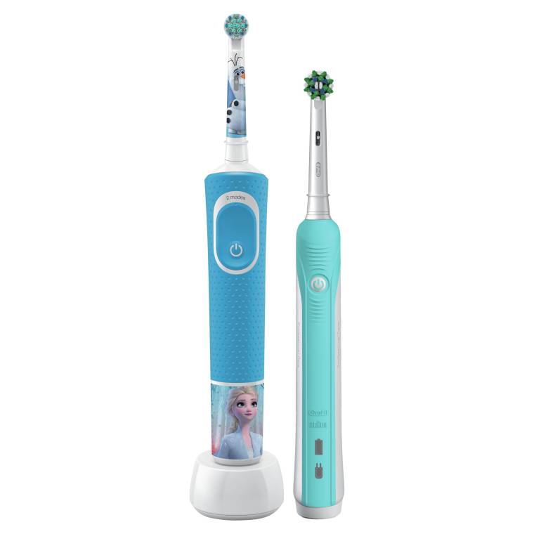 Oral-B Aile Paketi Pro 500 + D100 Frozen Şarjlı Diş Fırçası - 2