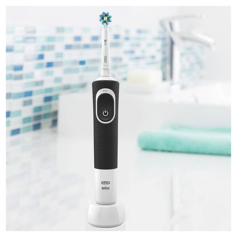 Oral-B D100 Vitality Cross Action Şarjlı Diş Fırçası - Siyah - 7