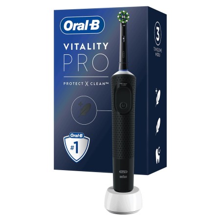 Oral-B D103 Vitality Pro Cross Action Şarjlı Diş Fırçası - Siyah - Thumbnail