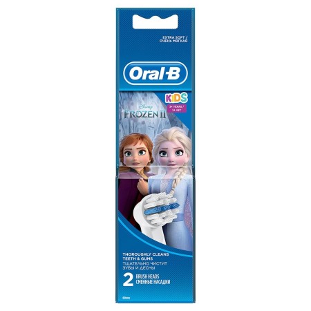 Oral-B Frozen Çocuklar İçin 2'li Diş Fırçası Yedek Başlığı EB10 - Thumbnail