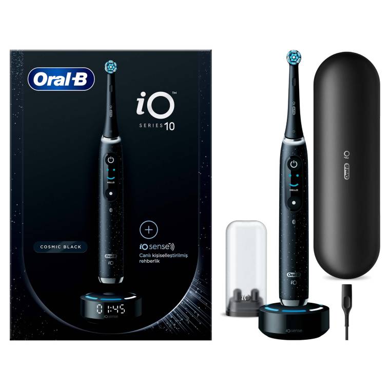 Oral-B iO 10 Şarjlı Diş Fırçası - Kozmik Siyah - 3