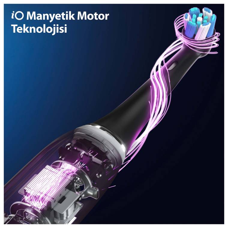 Oral-B iO 10 Şarjlı Diş Fırçası - Kozmik Siyah - 6