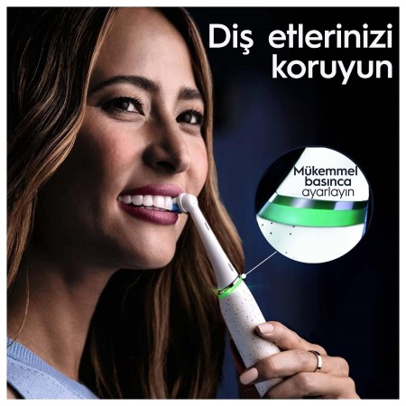 Oral-B iO 10 Şarjlı Diş Fırçası - Stardust Beyaz - Thumbnail