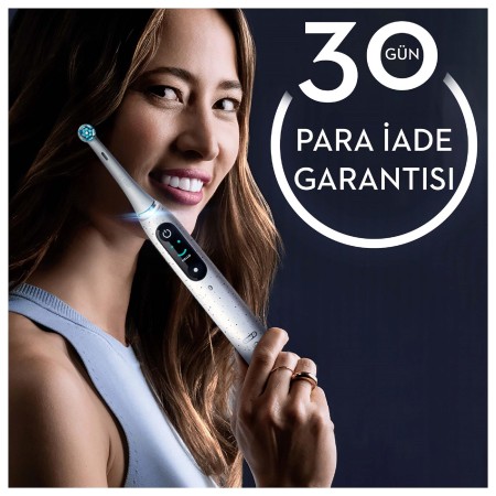 Oral-B iO 10 Şarjlı Diş Fırçası - Stardust Beyaz - Thumbnail
