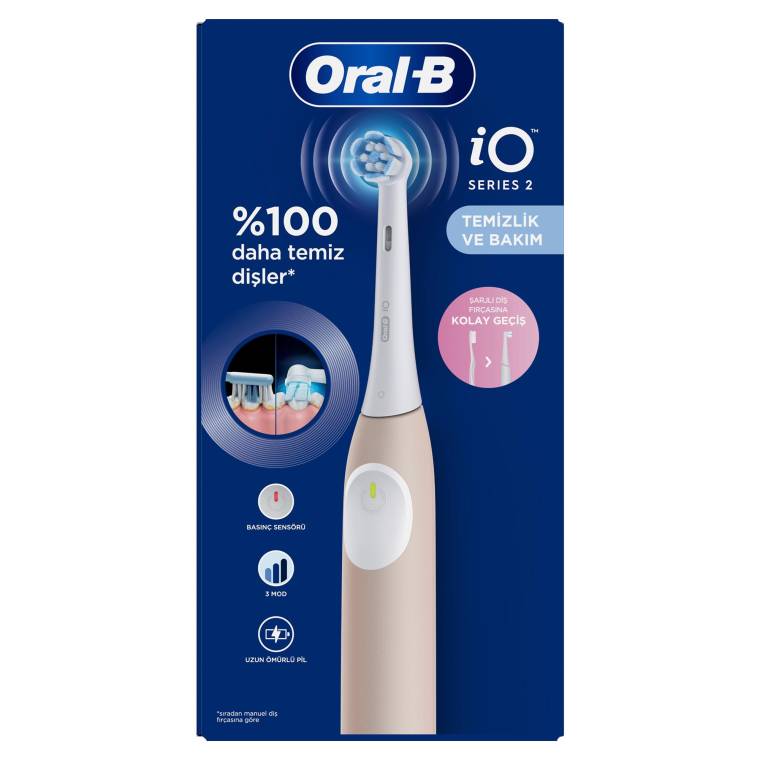 Oral-B iO 2 Şarjlı Diş Fırçası - Pembe - 3