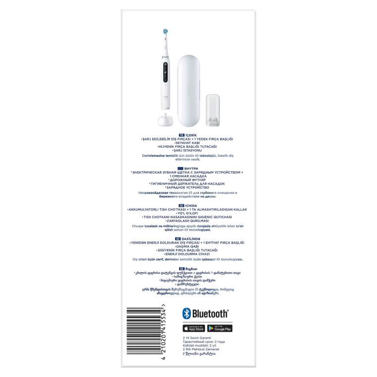 Oral-B iO 5 Şarjlı Diş Fırçası - Beyaz - 10