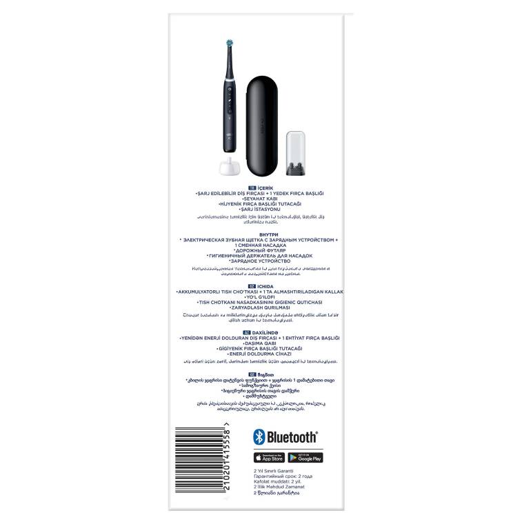 Oral-B iO 5 Şarjlı Diş Fırçası - Mat Siyah - 11