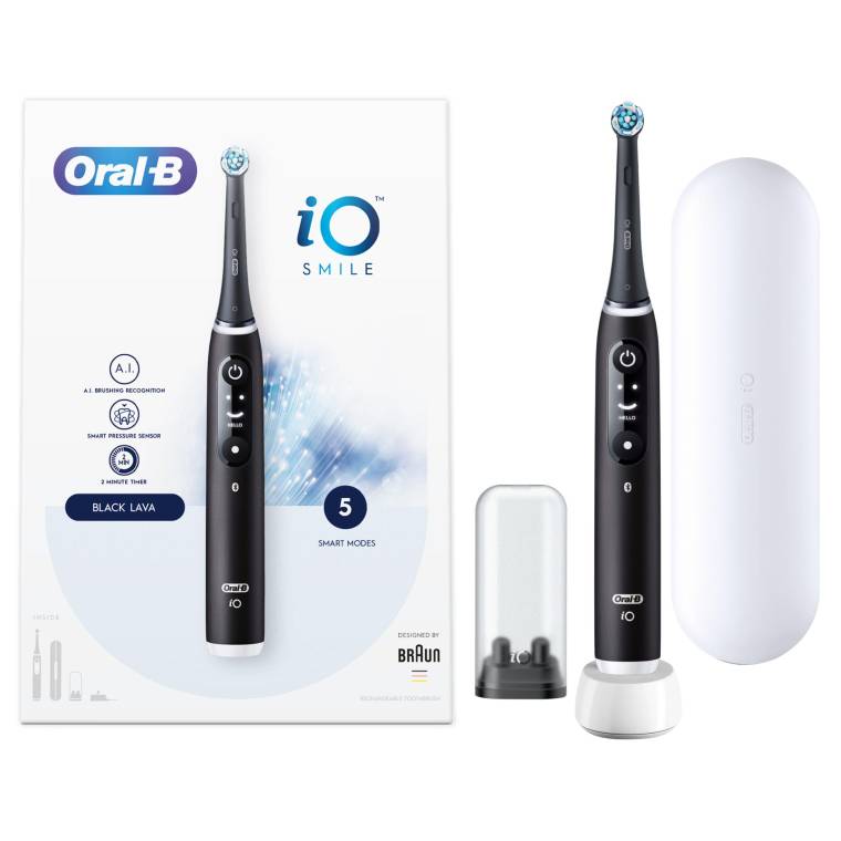 Oral-B iO 6 Smile Şarjlı Diş Fırçası - Siyah - 3
