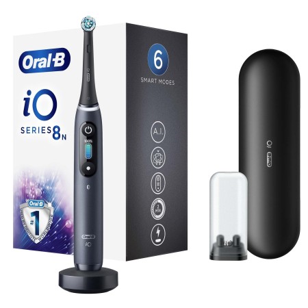 Oral-B iO 8 Şarjlı Diş Fırçası - Siyah - Thumbnail