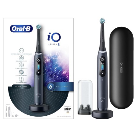 Oral-B iO 8 Şarjlı Diş Fırçası - Siyah - Thumbnail
