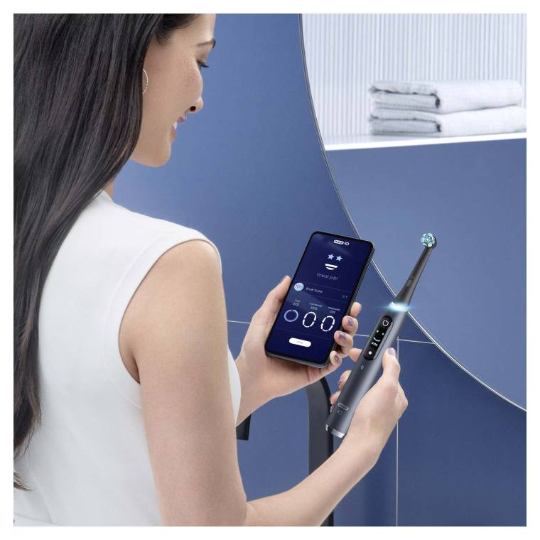 Oral-B iO 9 Şarjlı Diş Fırçası - Siyah - 11