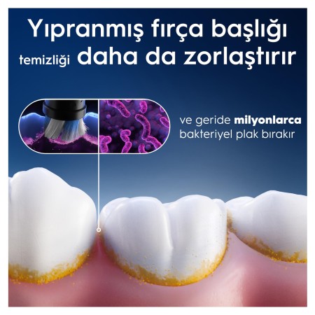 Oral-B iO Gentle Care Beyaz Diş Fırçası Yedek Başlığı 2 Adet - Thumbnail